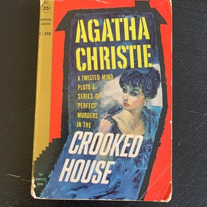 Crooked House by Agatha Christie/ Cardinal Paperback/ Vintage 1969/ Children’s Book/ Nostalgic Gift