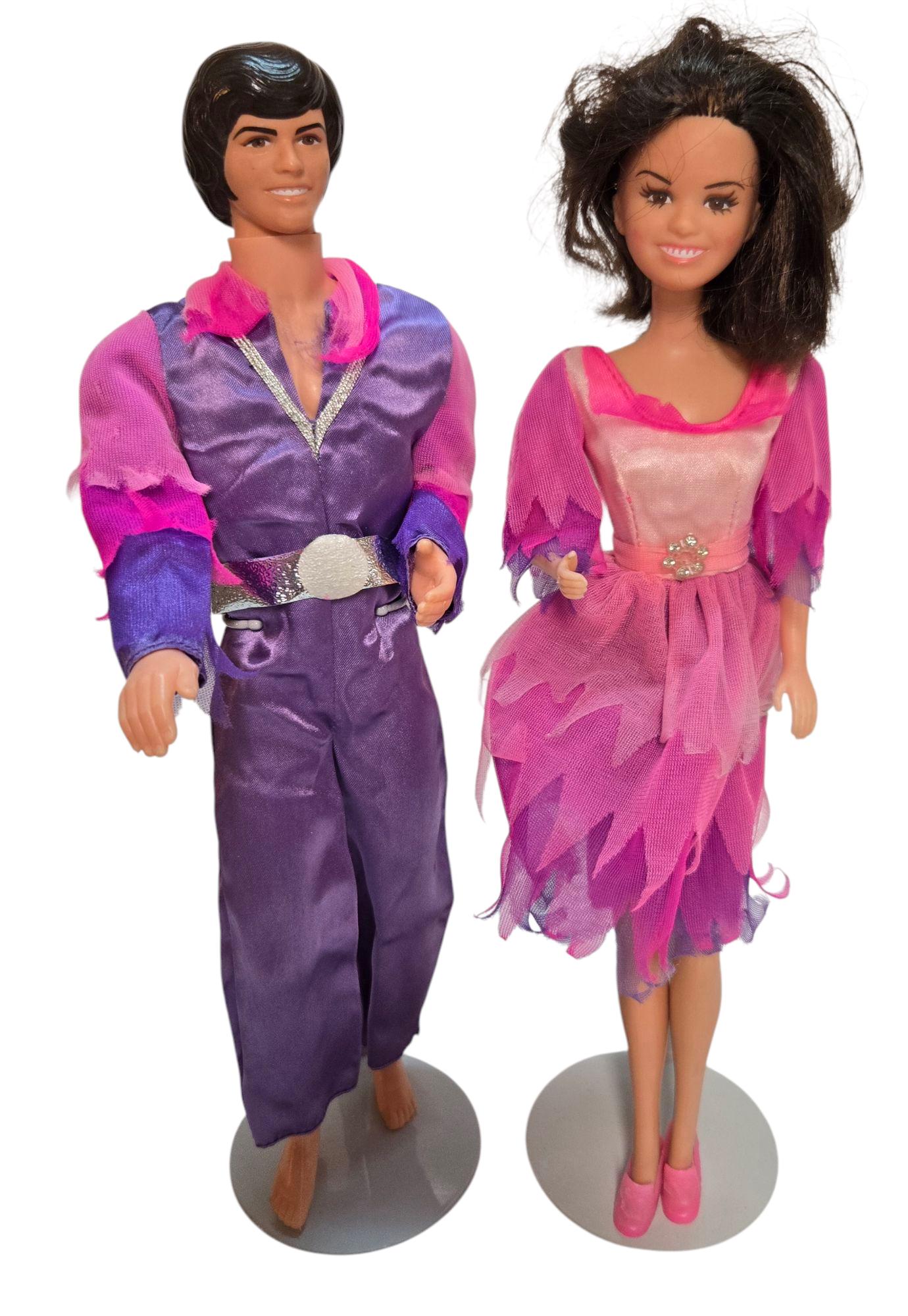 Donnie and Marie Osmond Doll Set With Extra Outfits/vintage 1970s