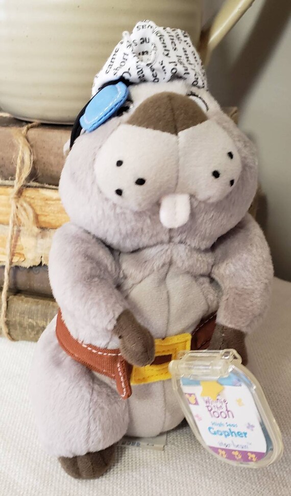 Disney S Winnie The Pooh High Seas Gopher Plush Etsy