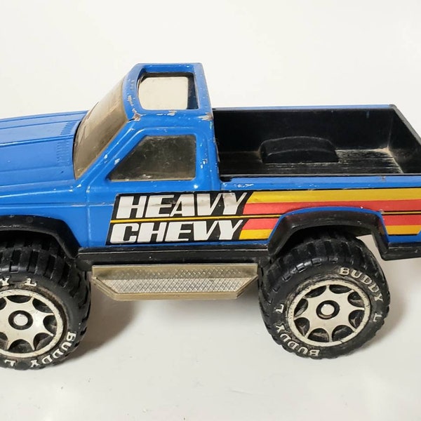 Heavy Chevy Blue S-10/Vintage 1982 Buddy L Metal Toy Chevy Truck/Nostalgic Gift/Christmas Gift/Collectible Toy Truck/Nostalgic Toy/Chevy