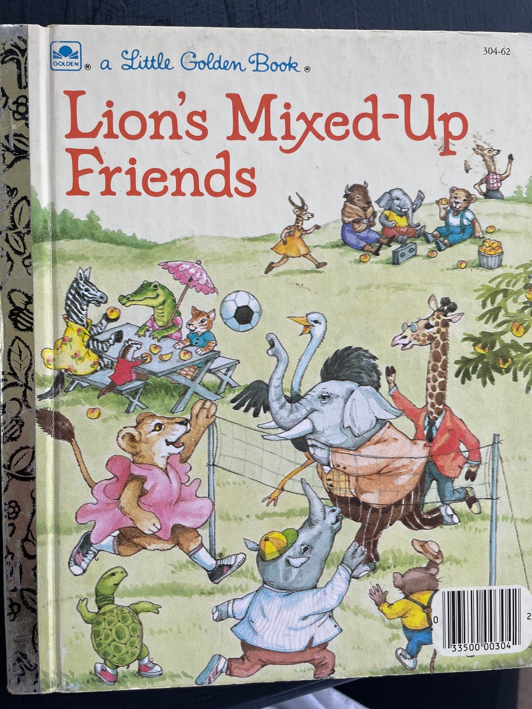 Lion’s Mixed-up Friends Little Golden Book/ Nostalgic Gift/ Vintage ...