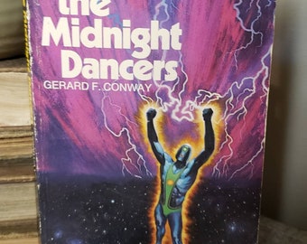 The Midnight Dancers by Gerard F. Conway/Vintage 1971 Paperback/Mid Century Sci-Fi Book/Photo Prop/Birthday Gift/Retro Science Fiction Book