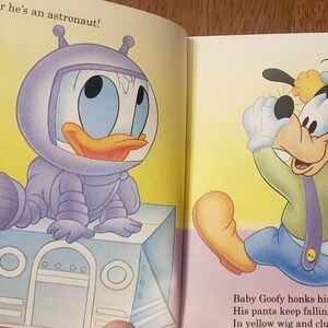 Disney Babies Happy Halloween/Vintage 1997 First Little Golden Book/Halloween Gift/Disney Babies/Mickey/Minnie/Daisy/Donald/Nostalgic Gift image 5