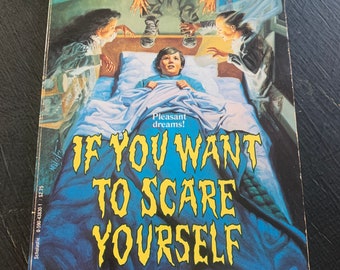 If You Want to Scare Yourself by Angela Sommer-Bodenburg/ Scholastic Paperback/ Vintage 1990/ Children’s Book/ Nostalgic Gift