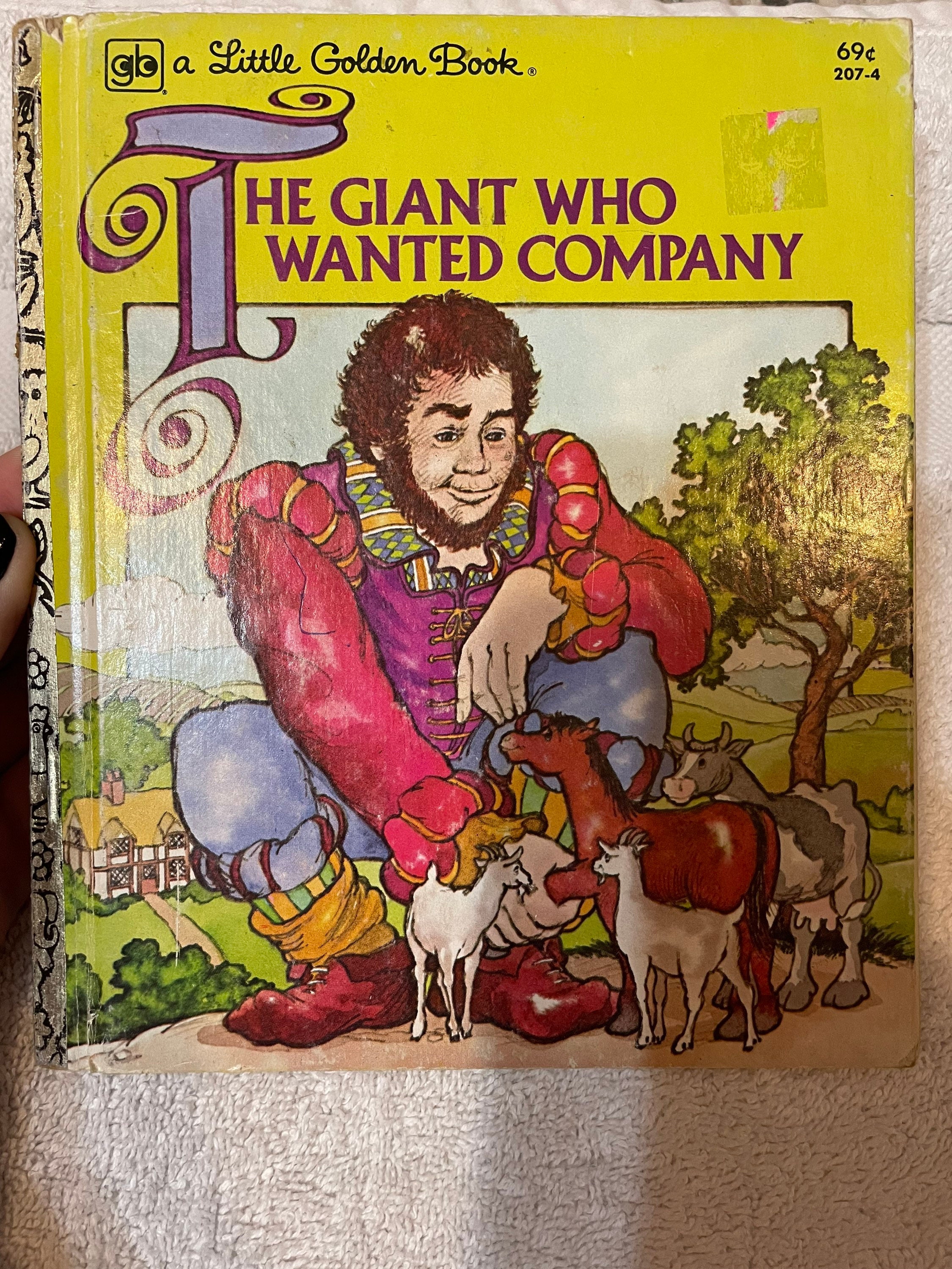 The Giant Who Wanted Company by Lee Priestly Little Golden Book