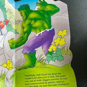 Hulk Rage Follow the Leader Marvel Board Book/ Nostalgic Gift/ Vintage 2002 image 4