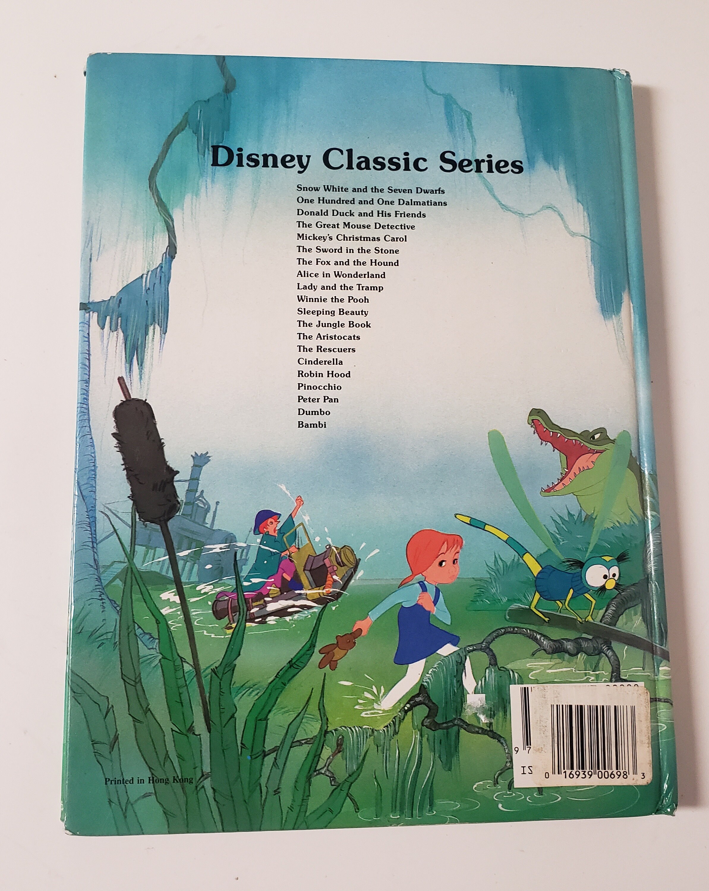 Walt Disney's the Rescuers/vintage 1989 Twin Books Storybook