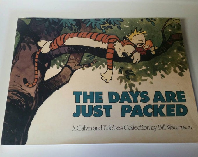 Calvin and Hobbes the Days Are Just Packed by Bill - Etsy