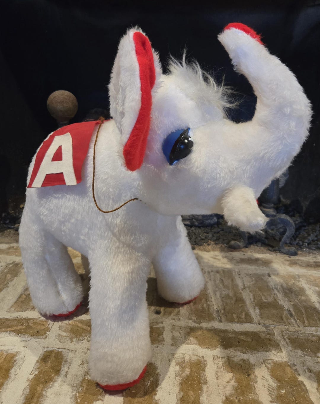 Alabama Crimson Tide Big Al Elephant Plush/vintage 1980s RARE Fable Toy ...