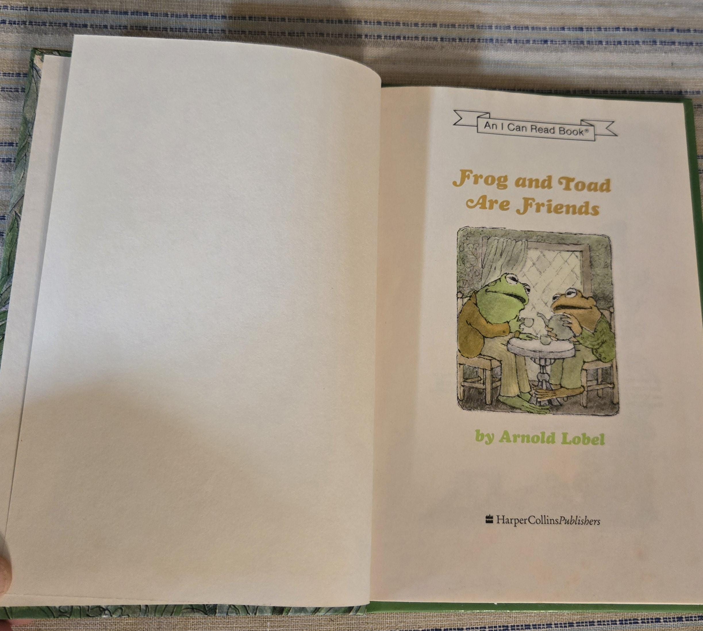 Frog and Toad Are Friends by Arnold Lobel/vintage 1998 an I Can Read ...