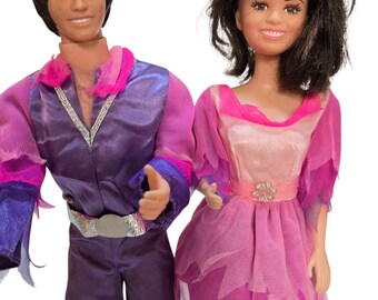 Donnie and Marie Osmond Doll Set With Extra Outfits/vintage 1970s