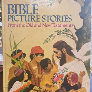 Bible Picture Stories From the Old and New Testaments/Vintage 1976 Golden Book Storybook/Nostalgic Gift/Children’s Book
