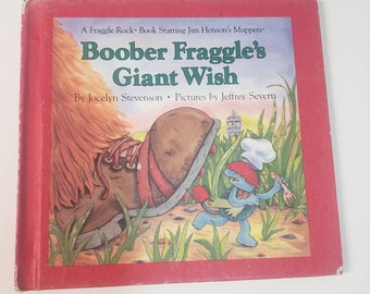 Fraggle Rock Boober Fraggles Giant Wish Weekly Reader/ Nostalgic Gift/ Vintage 1984/ Children’s Book