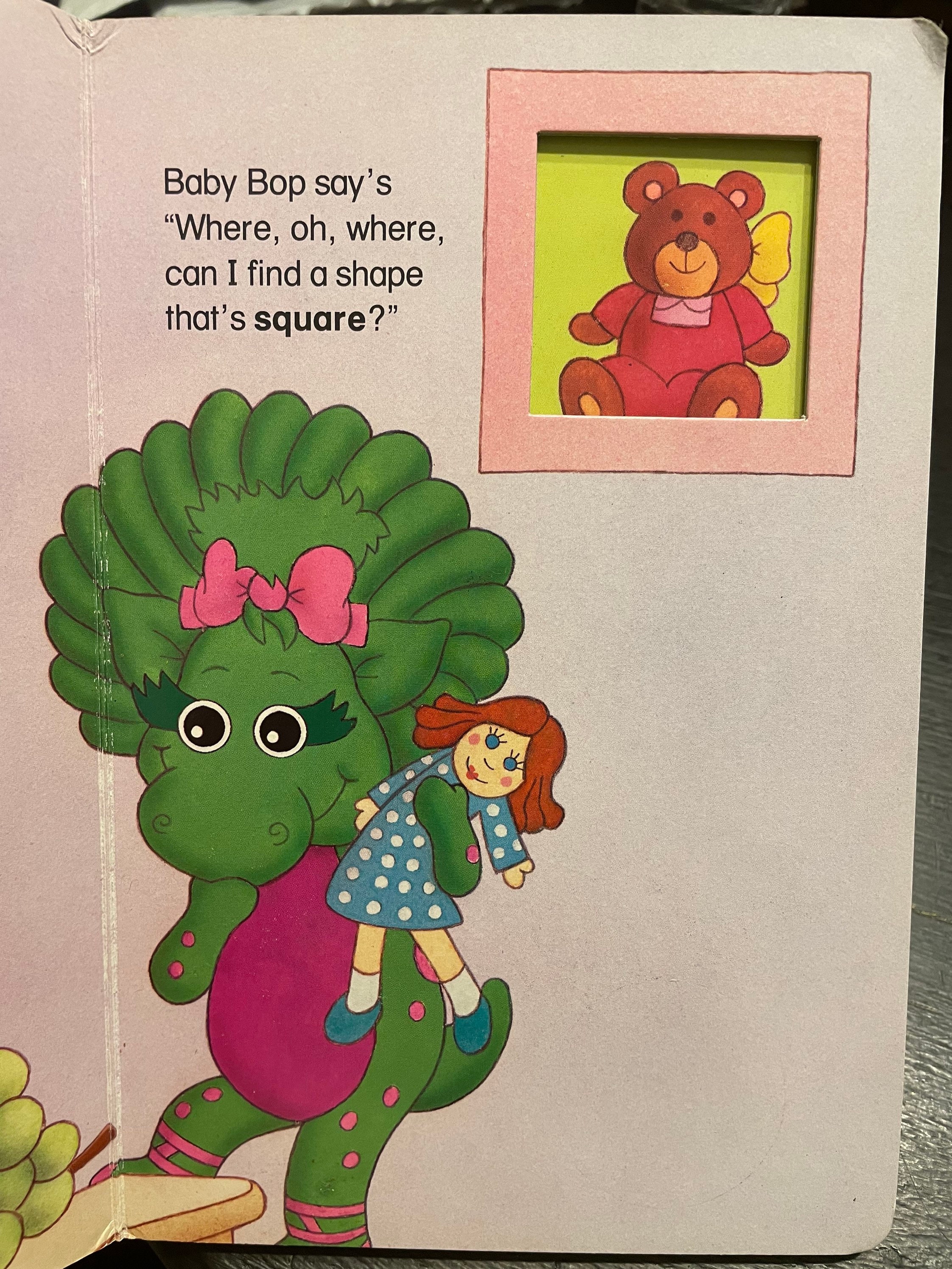 Baby Bop Discovers Shapes Barney Publishing Board Book/ - Etsy Sweden