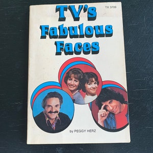 TV’s Fabulous Faces by Peggy Herz/ Scholastic Paperback/ Vintage 1977/ Children’s Book/ Nostalgic Gift
