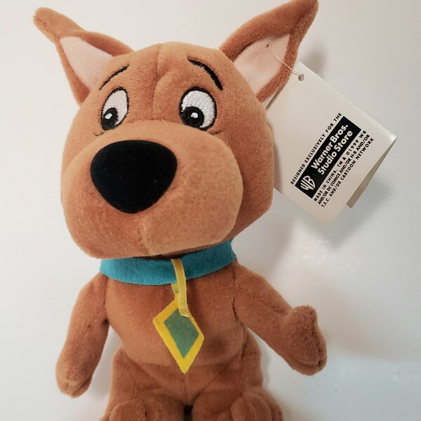 Scrappy Doo Bean Bag Plush/Vintage 1990s Warner Bros 6 Inch Plush Toy/Collectible/Nursery Decor/Nostalgic Gift/Baby Shower Gift/Collectible