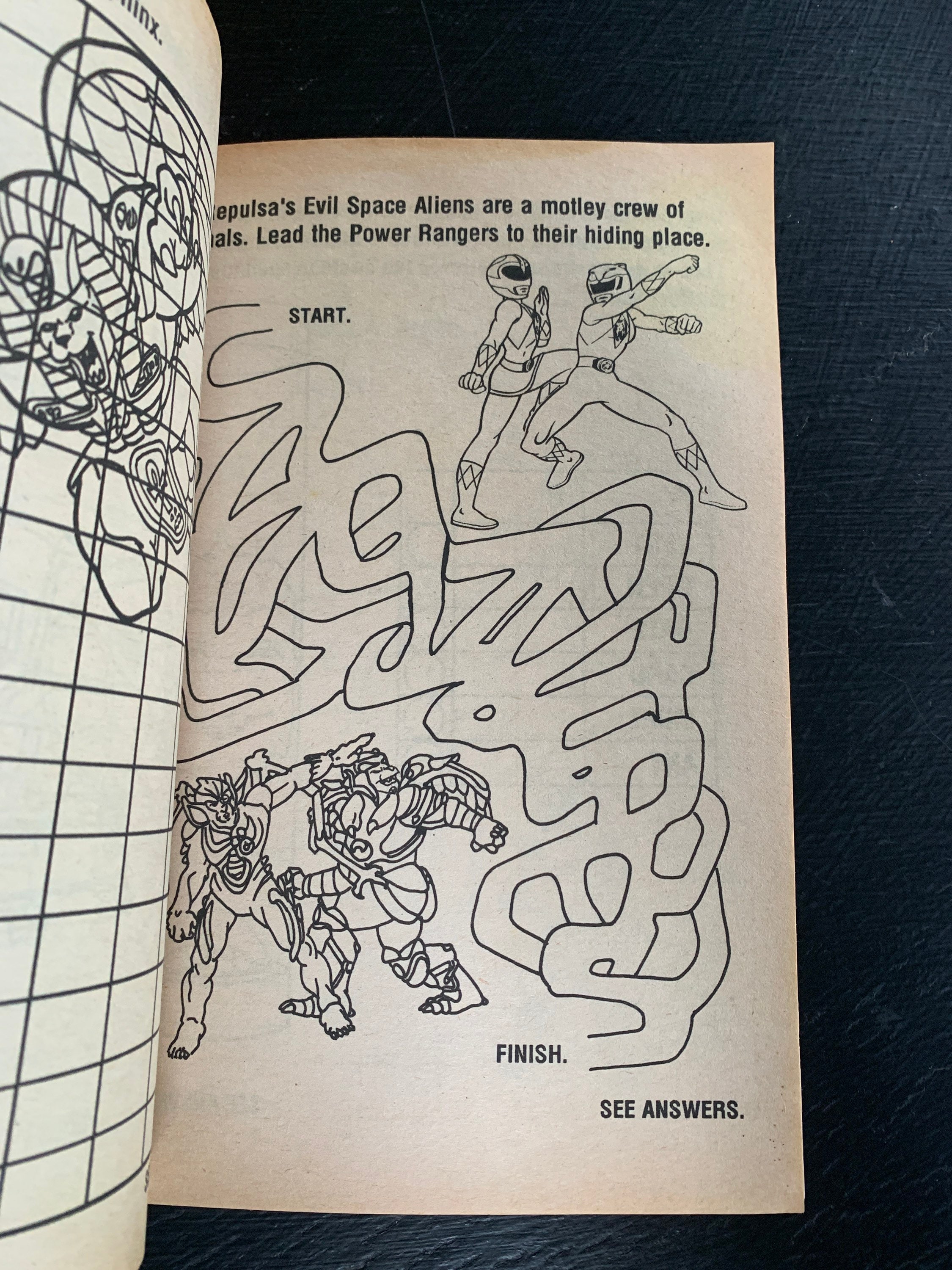 Might Morphin Power Rangers Puzzles and Mazes/ Power Rangers - Etsy