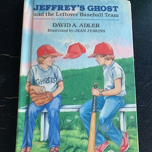 Jeffrey’s Ghost and the Leftover Baseball Team by David A. Adler/ Weekly Reader Books/ Vintage 1984/ Children’s Book/ Nostalgic Gift
