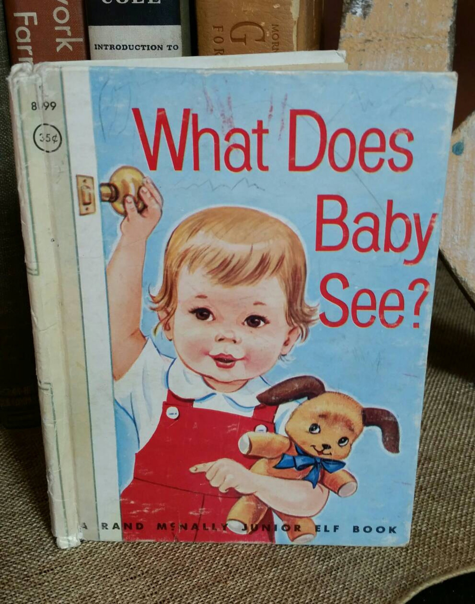 What Does Baby See Vintage Rand Mcnally Junior Elf Etsy