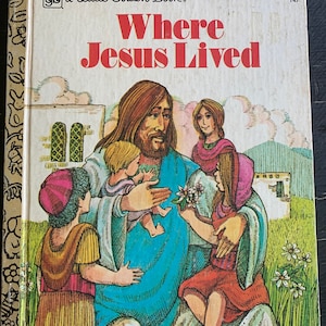Where Jesus Lived/ Vintage 1977 Little Golden Book/ Childrens - Etsy