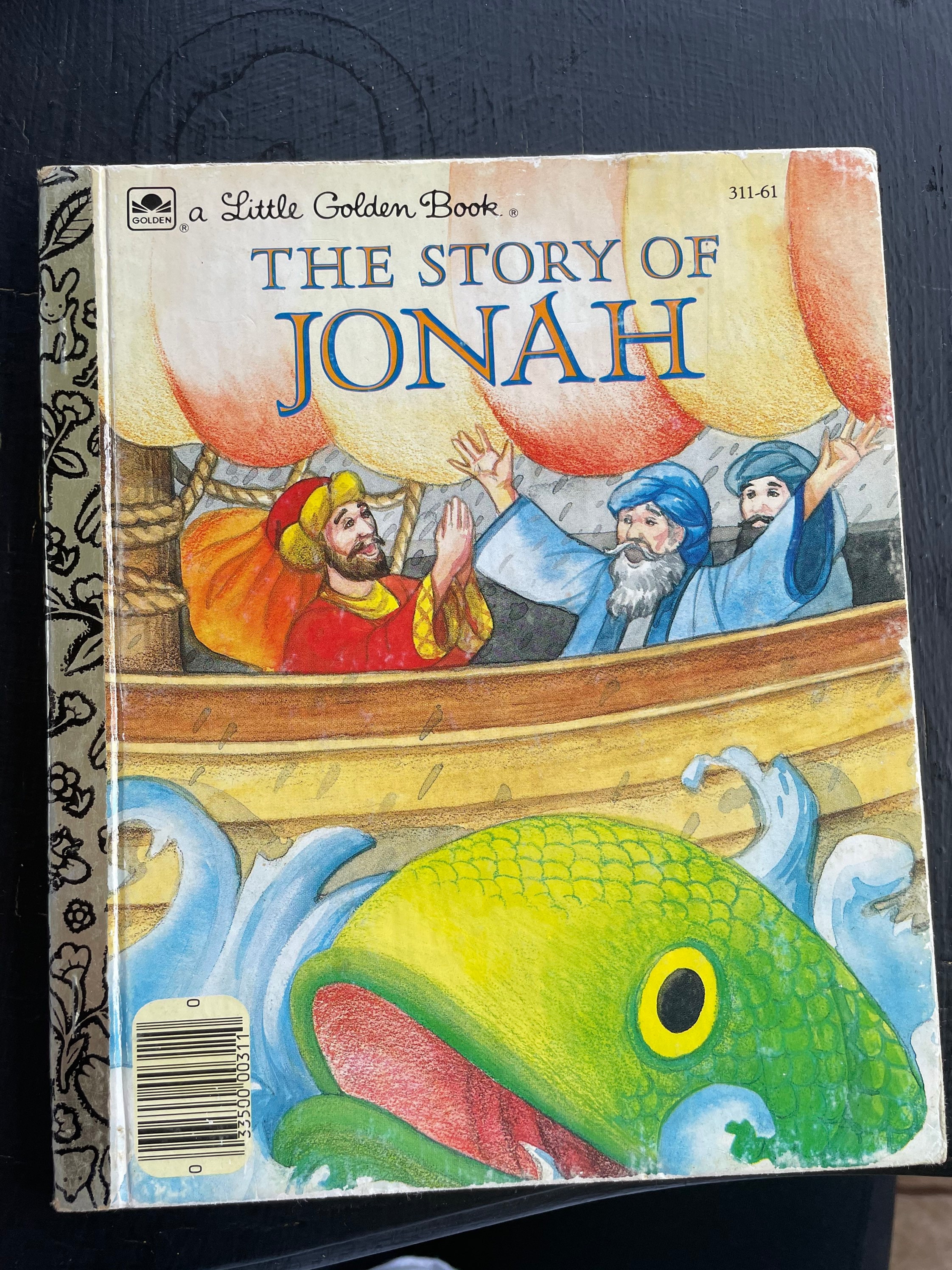 The Story of Jonah A Little Golden Book/ Nostalgic Gift/ Etsy Canada