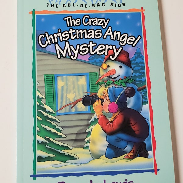 The Cul-De-Sac Kids The Crazy Christmas Angel Mystery by Beverly Lewis/Vintage 1995 Paperback Book/Christmas Gift/Stocking Stuffer/Mystery