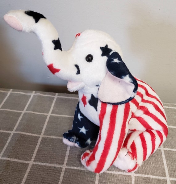 republican elephant beanie baby