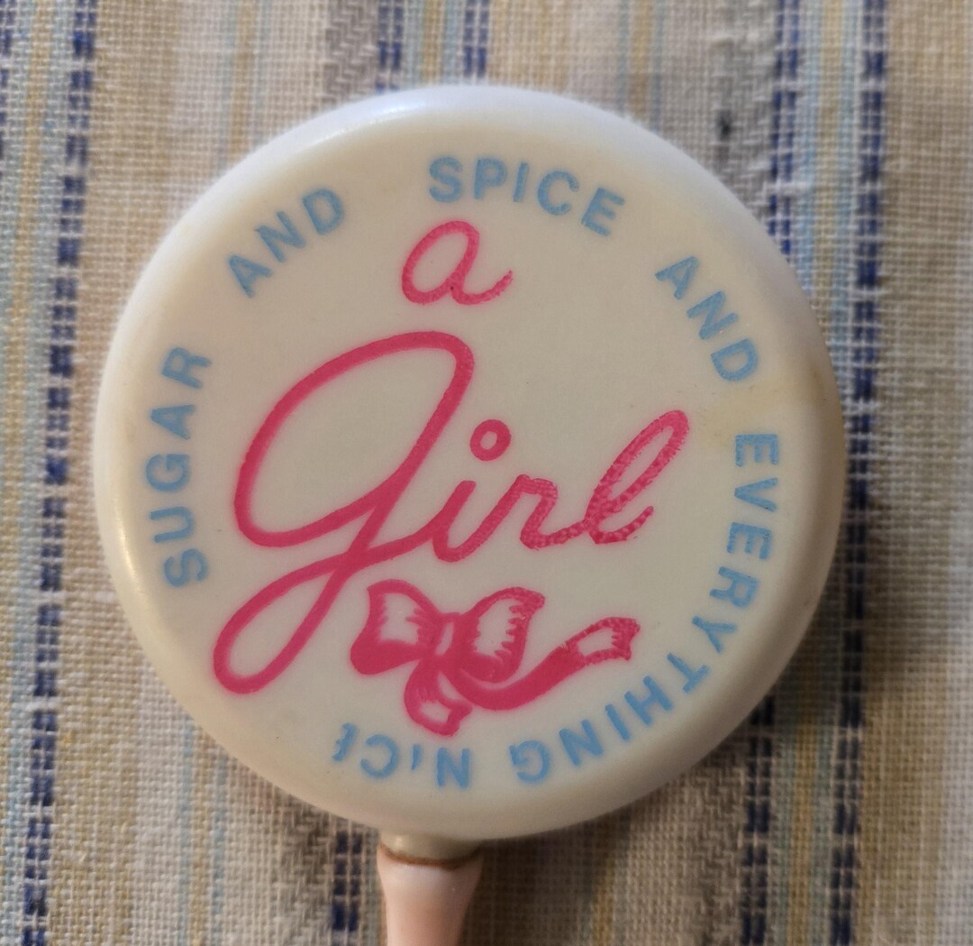 Baby Girl Rattle/vintage 1977 Baby Joy Rattle/rare Girl Baby Rattle ...