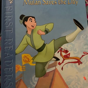 Disney’s Mulan, Mulan Saves the Day Scholastic Hardcover Book/ Nostalgic Gift/ Children’s Book/ Vintage 2000