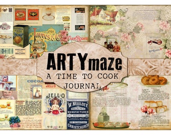 A TIME to COOK full size Journal Kit INSTANT Download