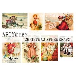 CHRISTMAS EPHEMERA #2 Various Sizes
