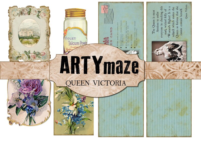 QUEEN VICTORIA Digital journal *instant download