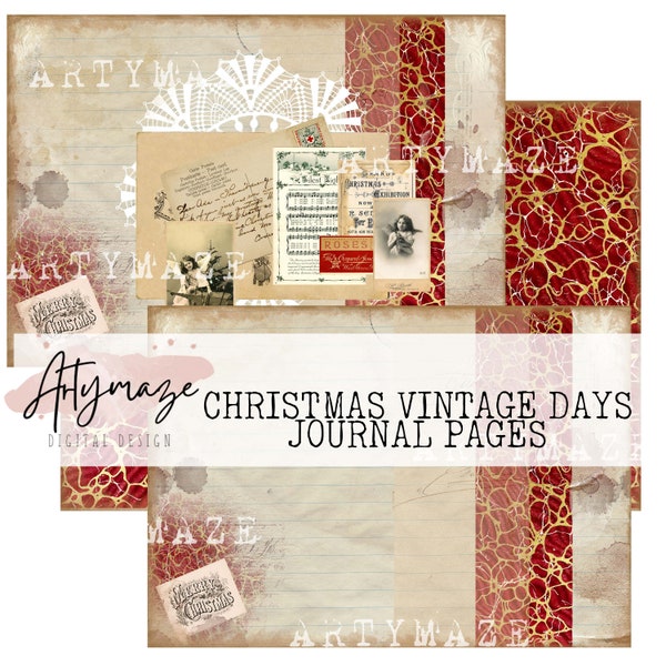 CHRISTMAS VINTAGE DAYS Journal pages 0021