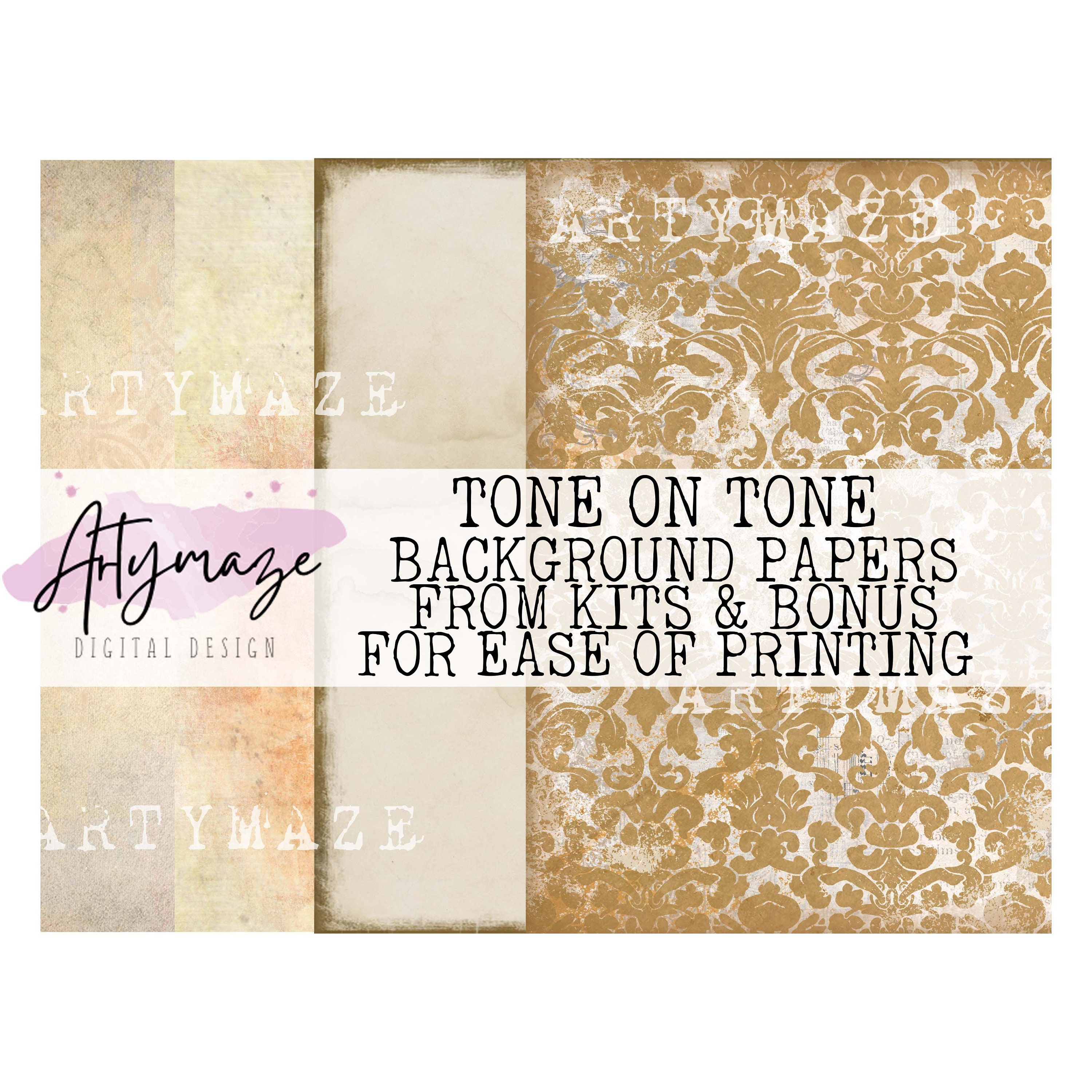 KIT BACKGROUNDS ( Sepia/neutral)+ BONUS Please read description