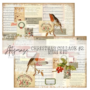 CHRISTMAS COLLAGE MINI Kit & Mehr