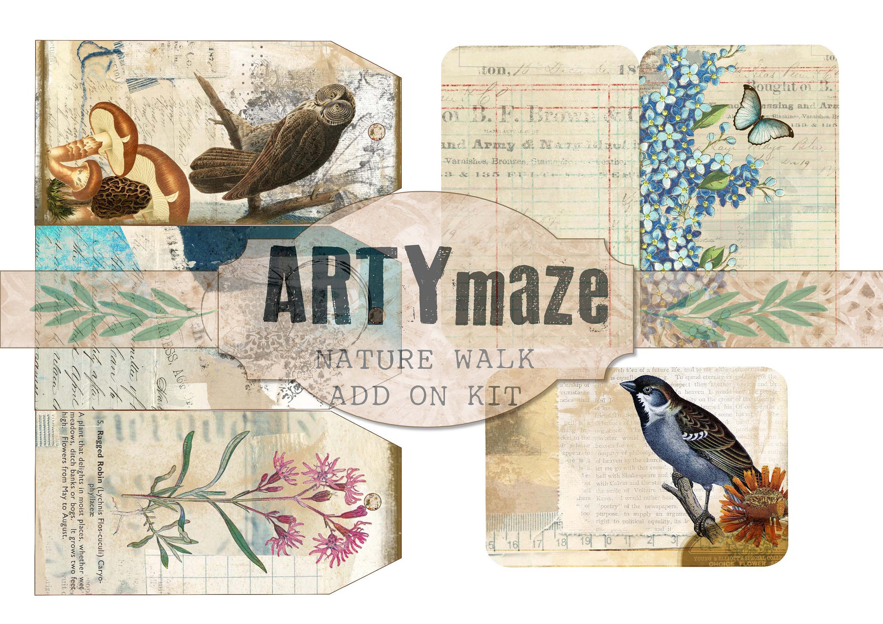 NATURE WALK Journal ADD on Instant Download Etsy UK