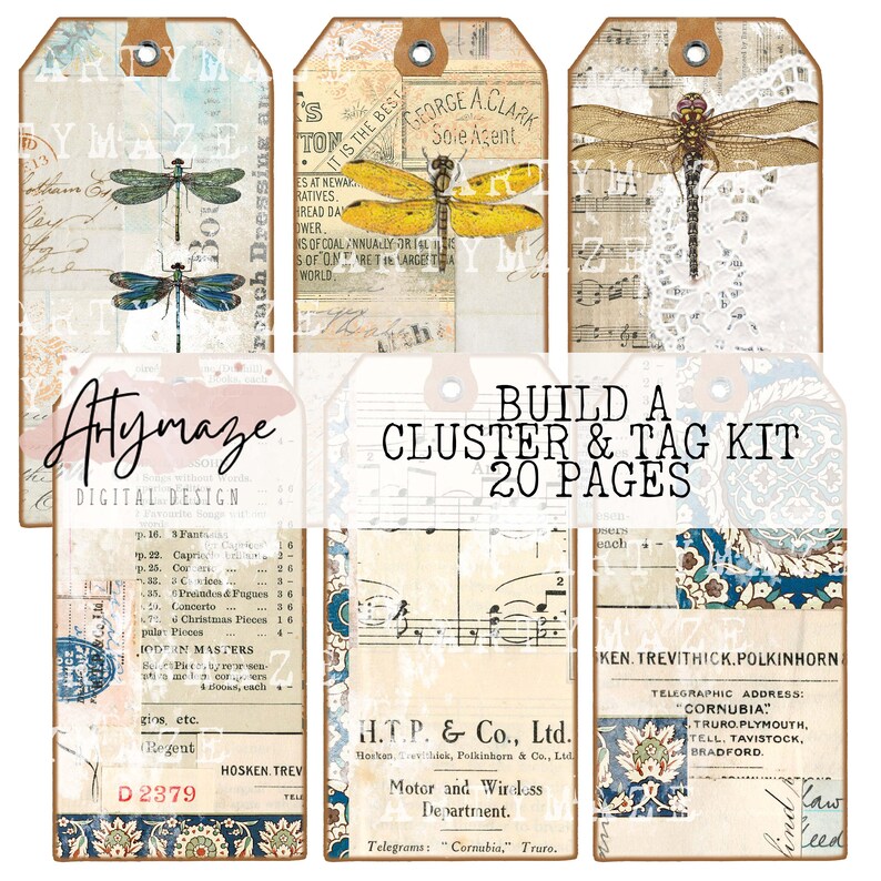 BUILD A CLUSTER & TAG Kit - Etsy