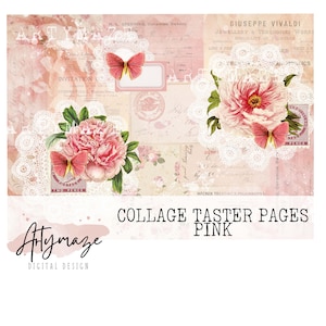COLLAGE TASTER Pages #5   PINK