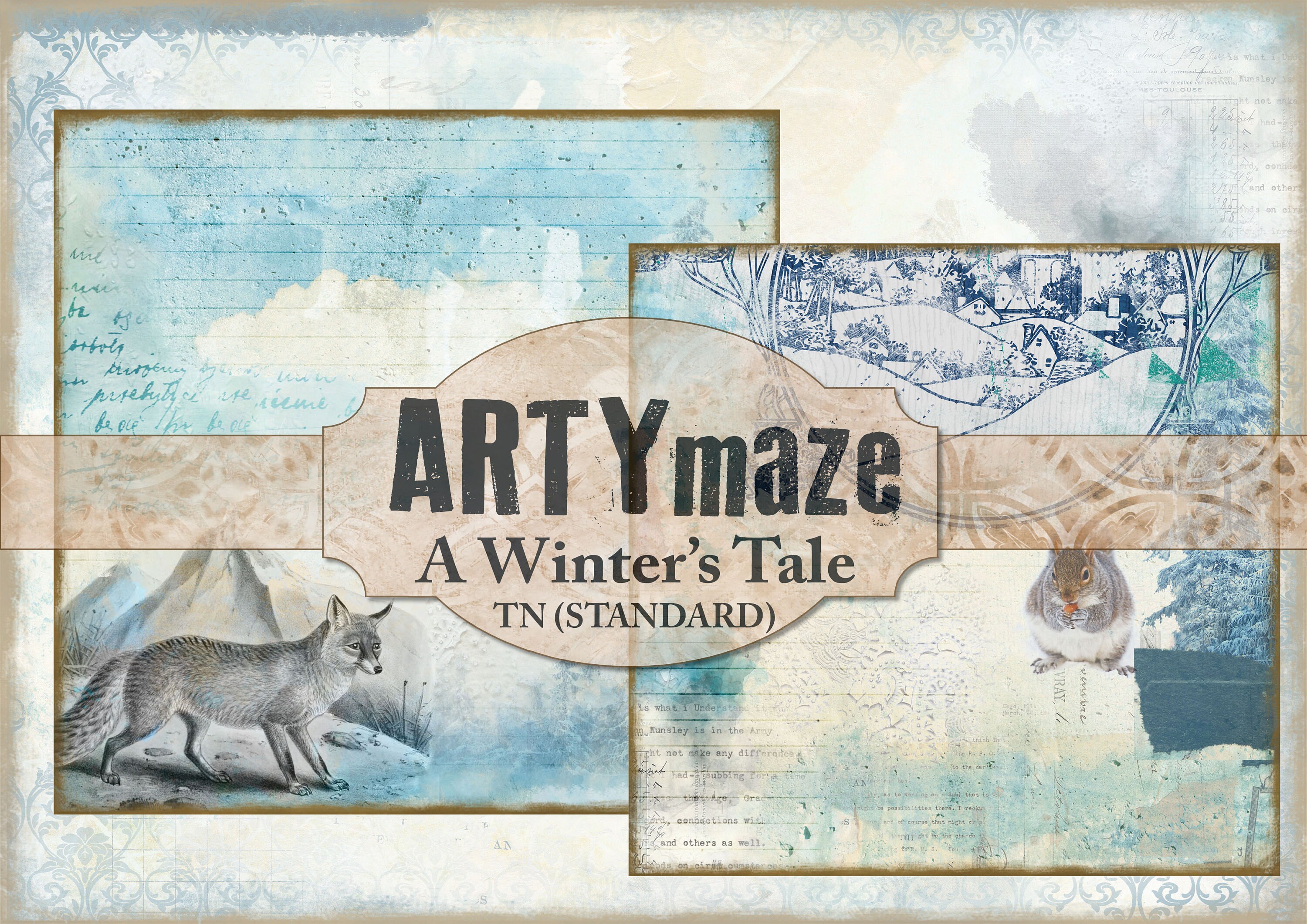 Printable A Winter's Tale TRAVEL Notebook Ideal for | Etsy
