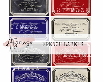 FRENCH EPHEMERA LABELS