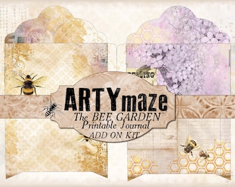 Artymaze The BEE GARDEN  ADD On   Instant download