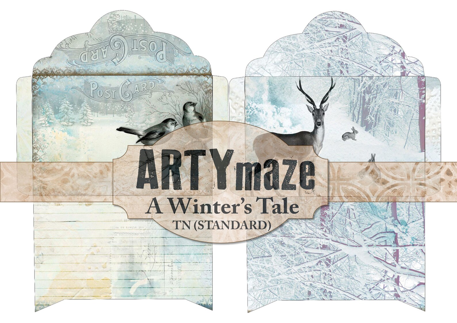 Printable A Winter's Tale TRAVEL Notebook Ideal for | Etsy