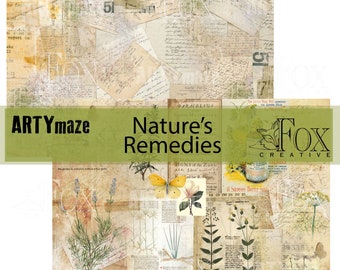 NATURE'S REMEDIES Digitales Junk Journal COLAB20 01