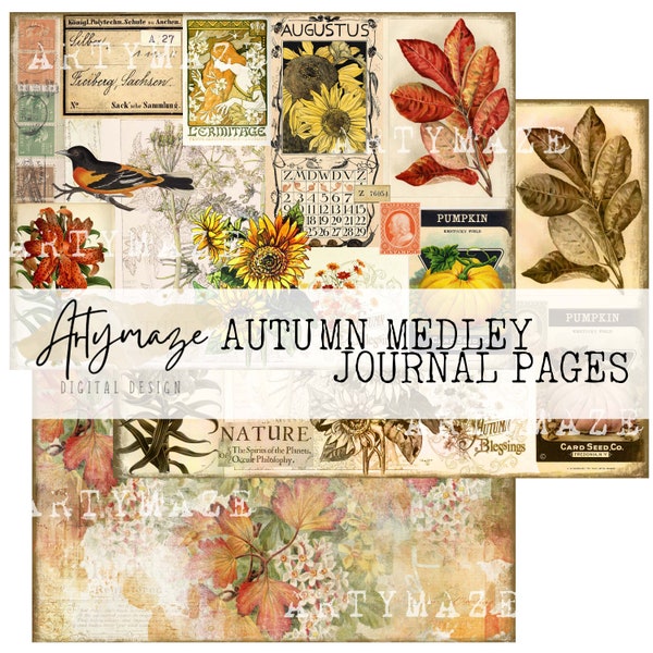 AUTUMN MEDLEY Printable Journal Pages