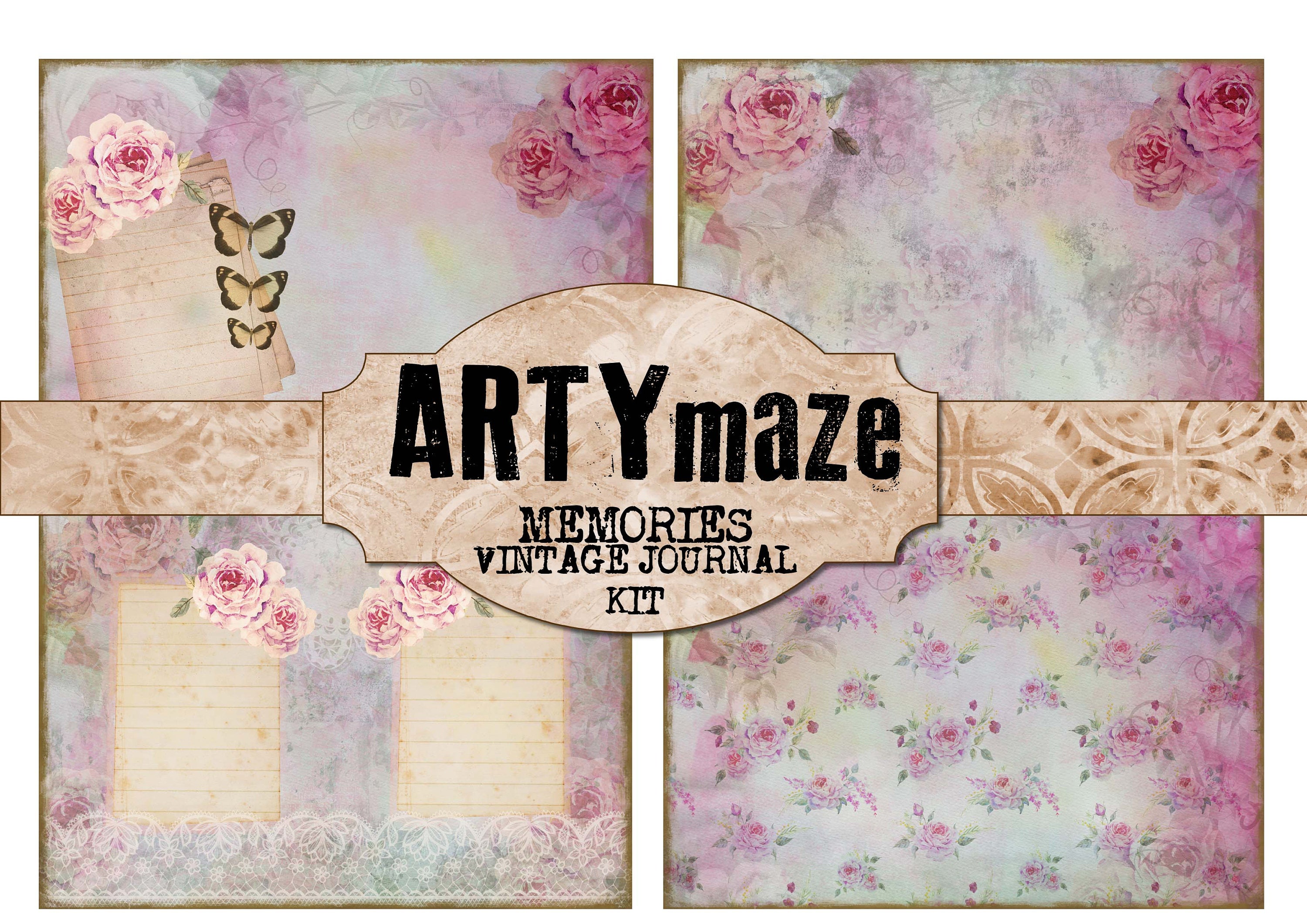 Memories" Digital Journal KIT *instant Download* - Etsy