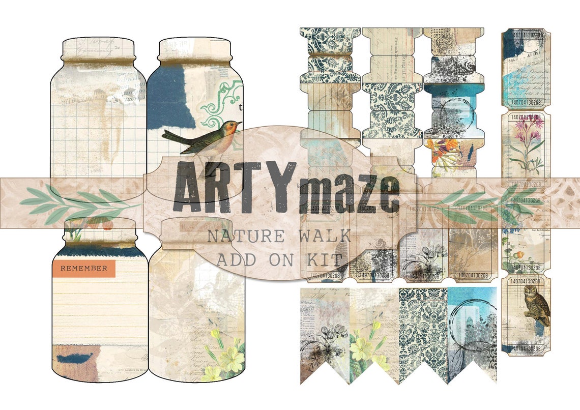 NATURE WALK Journal ADD on Instant Download - Etsy UK