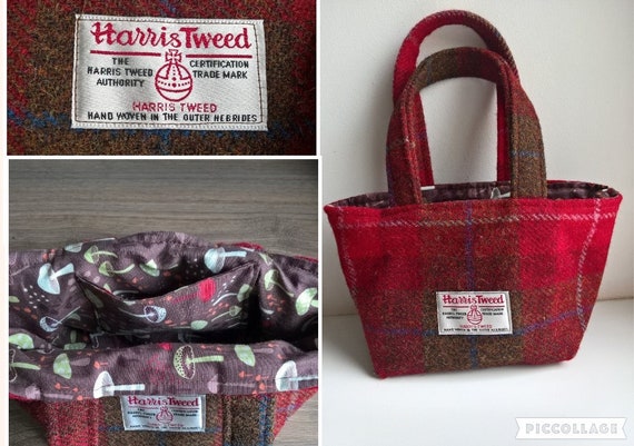 harris tweed mini bag