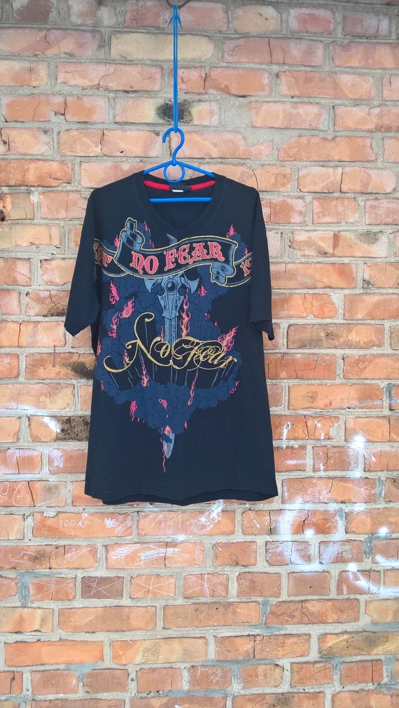 Vintage 90's No Fear Shirt XL Heaven sent t-shirt | Etsy