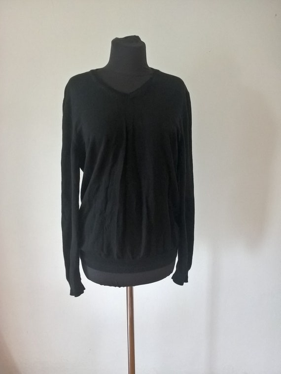 hugo boss jumper black