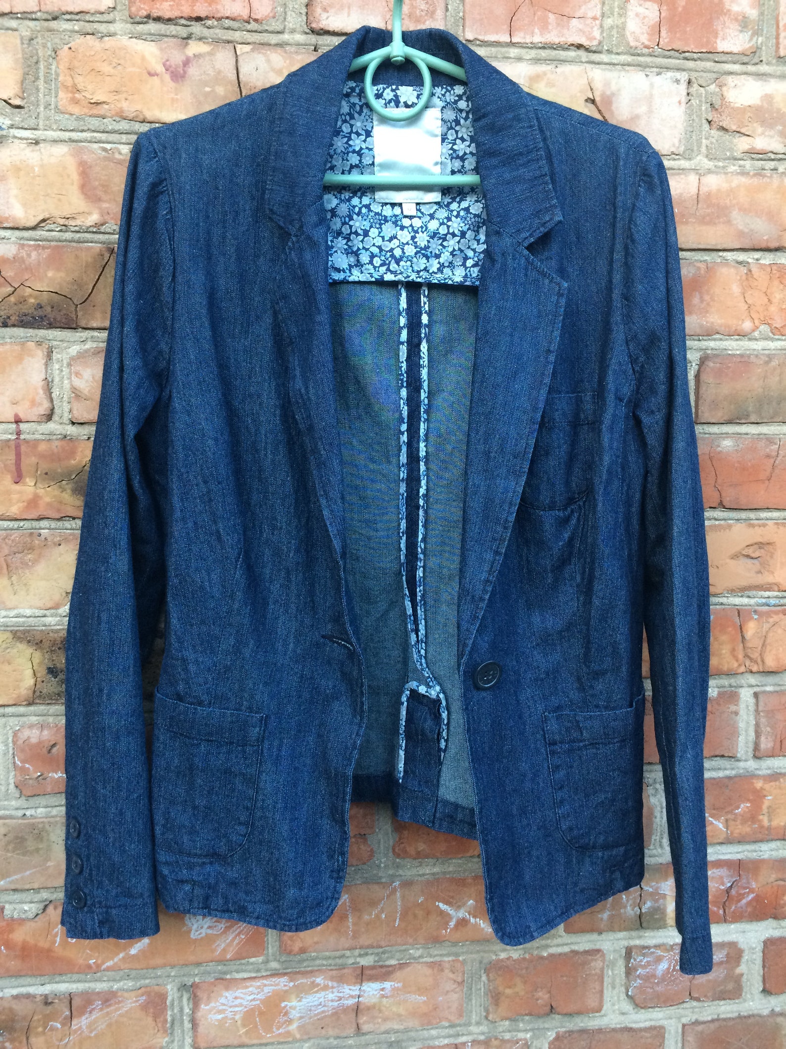 JOHN ROCHA Designer jeans jacket Women's Denim UK Size 12 | Etsy